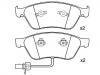 剎車(chē)片 Brake Pad Set:4E0 698 151