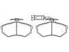 剎車片 Brake Pad Set:443 698 151 C